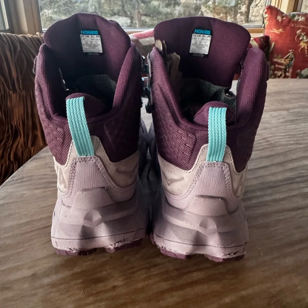Hoka Anacapa Plum and Lavender Hiking Boots - Picture 4 of 7